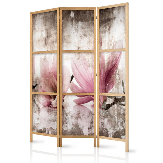 Japanischer Paravent - Retro Magnolias I Artgeist