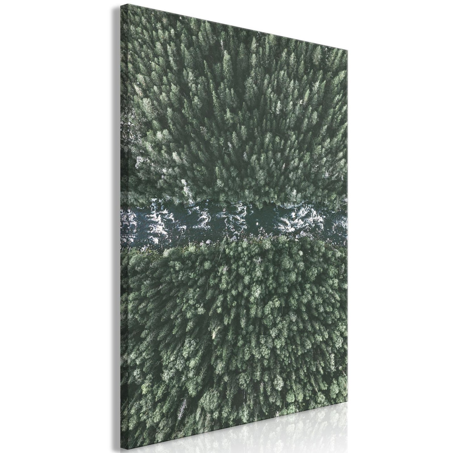 Leinwandbild - Forest River (1 Part) Vertical