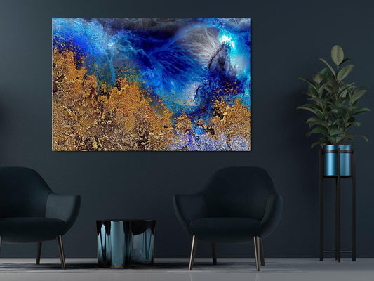 Leinwandbild - Gold of the Ocean (1 Part) Wide Artgeist