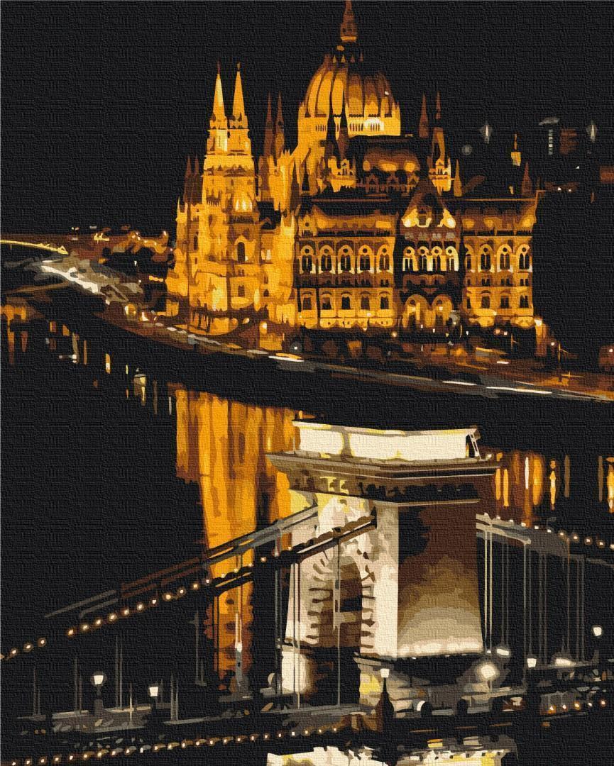 Malen nach Zahlen - Budapest at night