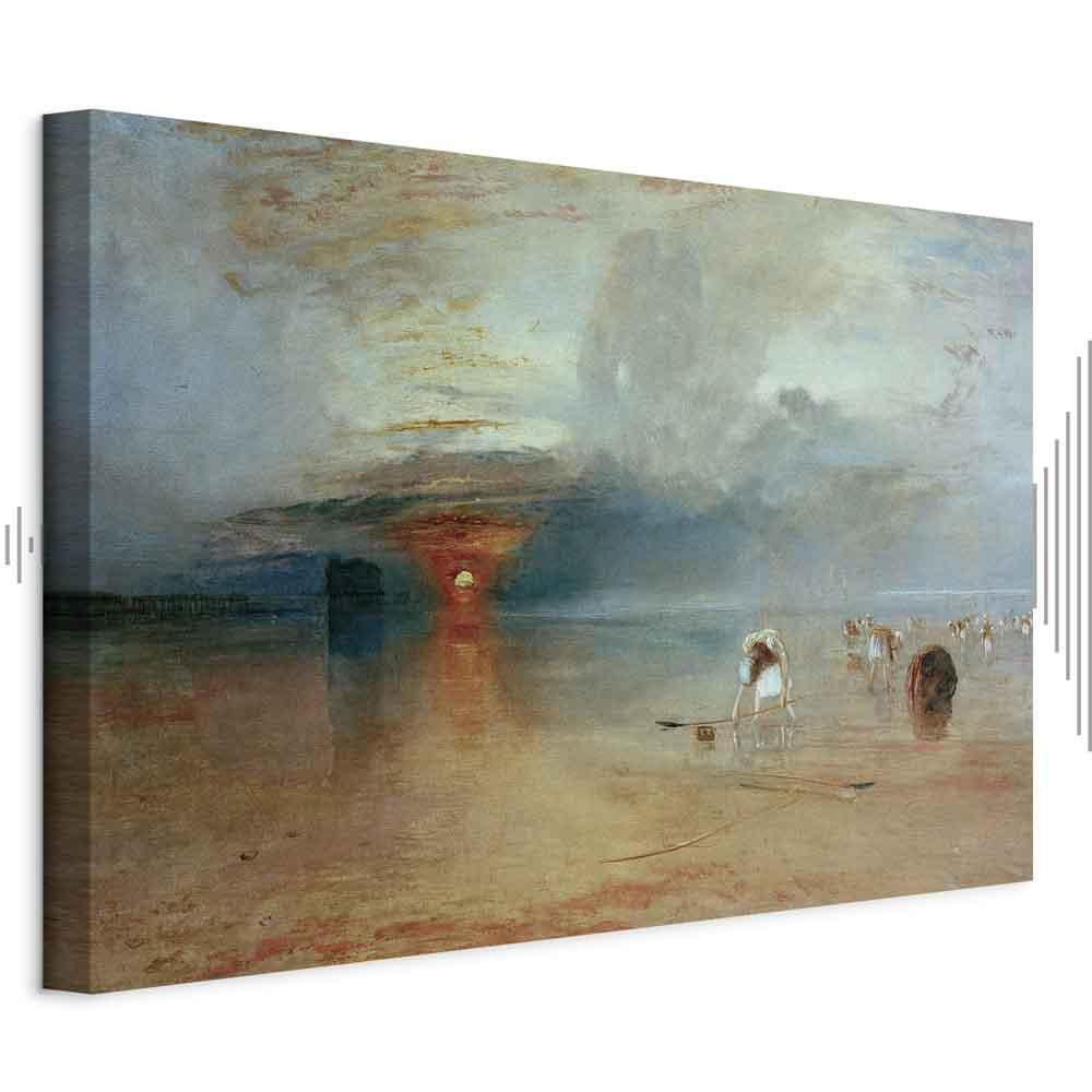 Leinwandbild - William Turner – Calais Sands at Low Water