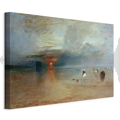 Leinwandbild - William Turner – Calais Sands at Low Water