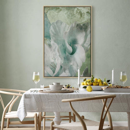 Leinwandbild - Mint Fog (1 Part) Vertical