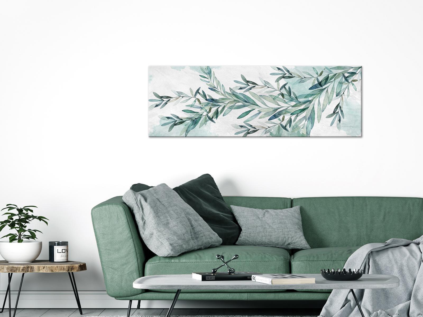 Leinwandbild - Mint Calm Artgeist