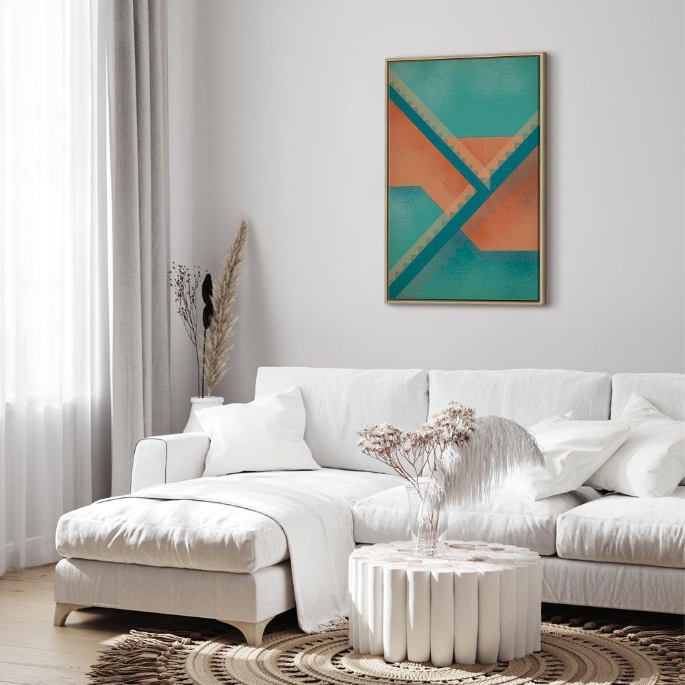 Leinwandbild - Stairs Composition (1 Part) Vertical