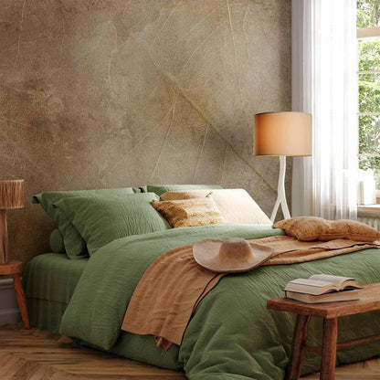 Fototapete - Golden Leaves of Time