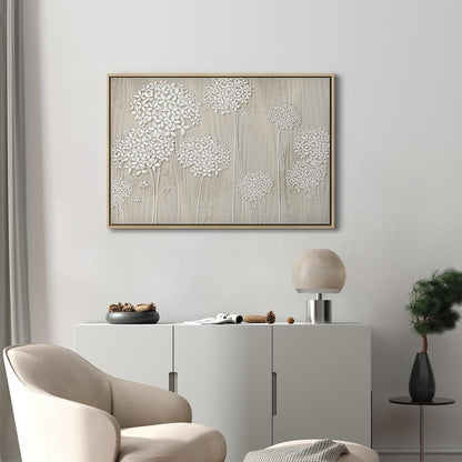 Leinwandbild - Flowers in the Wind