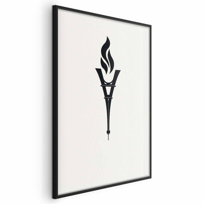 Poster - Torch Shaped Like the Eiffel Tower