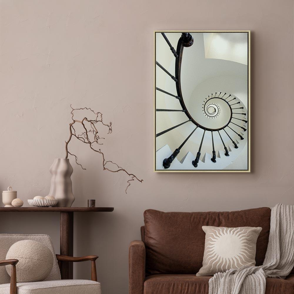 Leinwandbild - Endless Stairs (1 Part) Vertical