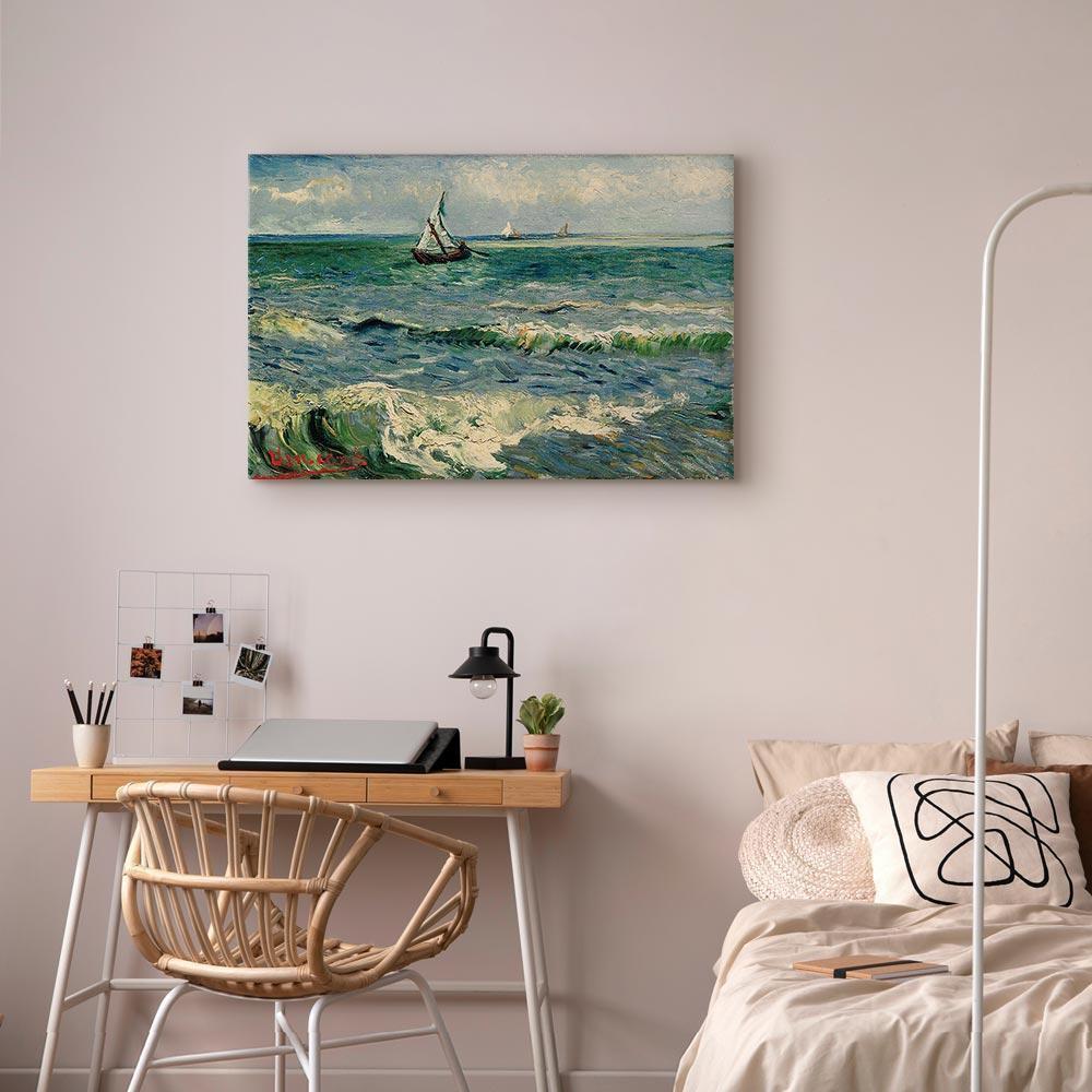 Leinwandbild - Vincent van Gogh – Seascape at Saintes-Maries
