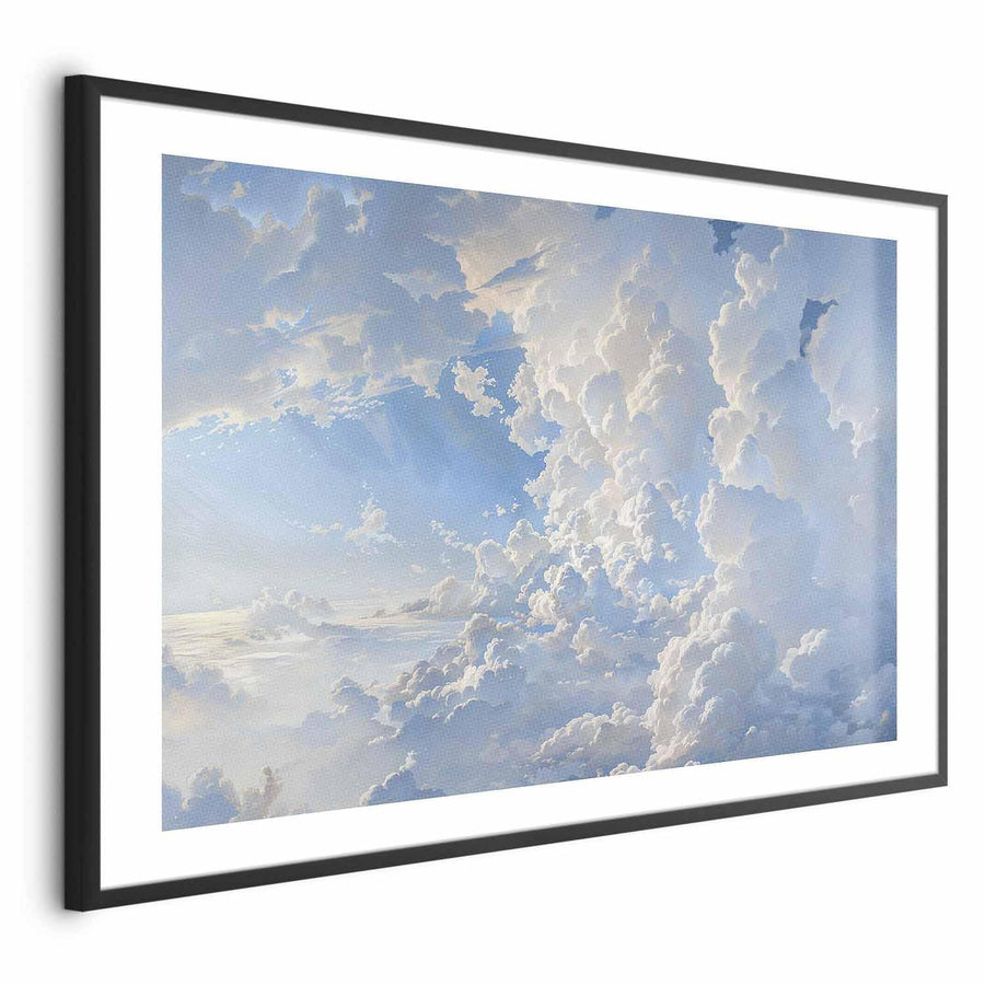 Poster - The Sun Revealing Cloud Secrets: Spectacular Sky Images Artgeist