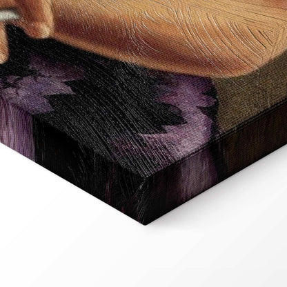 Leinwandbild - Frida Kahlo – Me and My Parrots