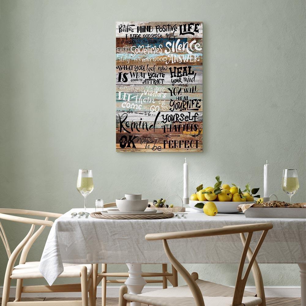 Leinwandbild - Positive Affirmations