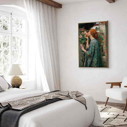 Leinwandbild - John William Waterhouse – The Soul of the Rose