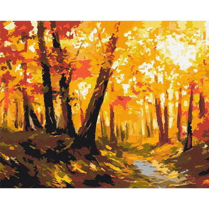 Malen nach Zahlen - Forest Track