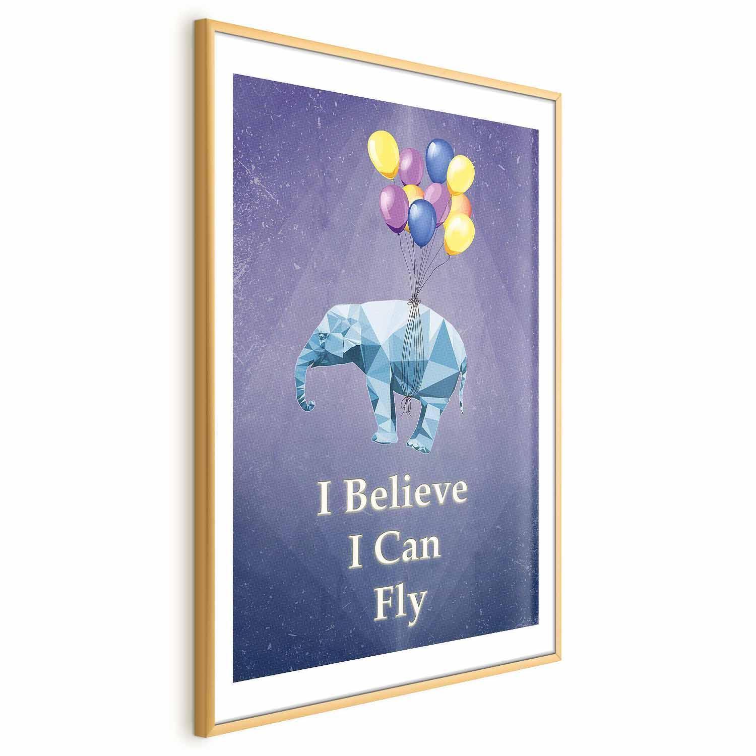 Poster - Flying Elephant Artgeist