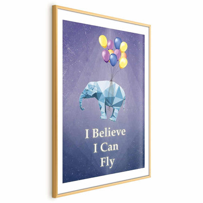 Poster - Flying Elephant Artgeist