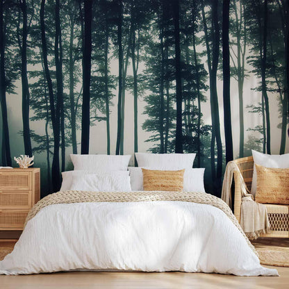 Fototapete - Dark Forest