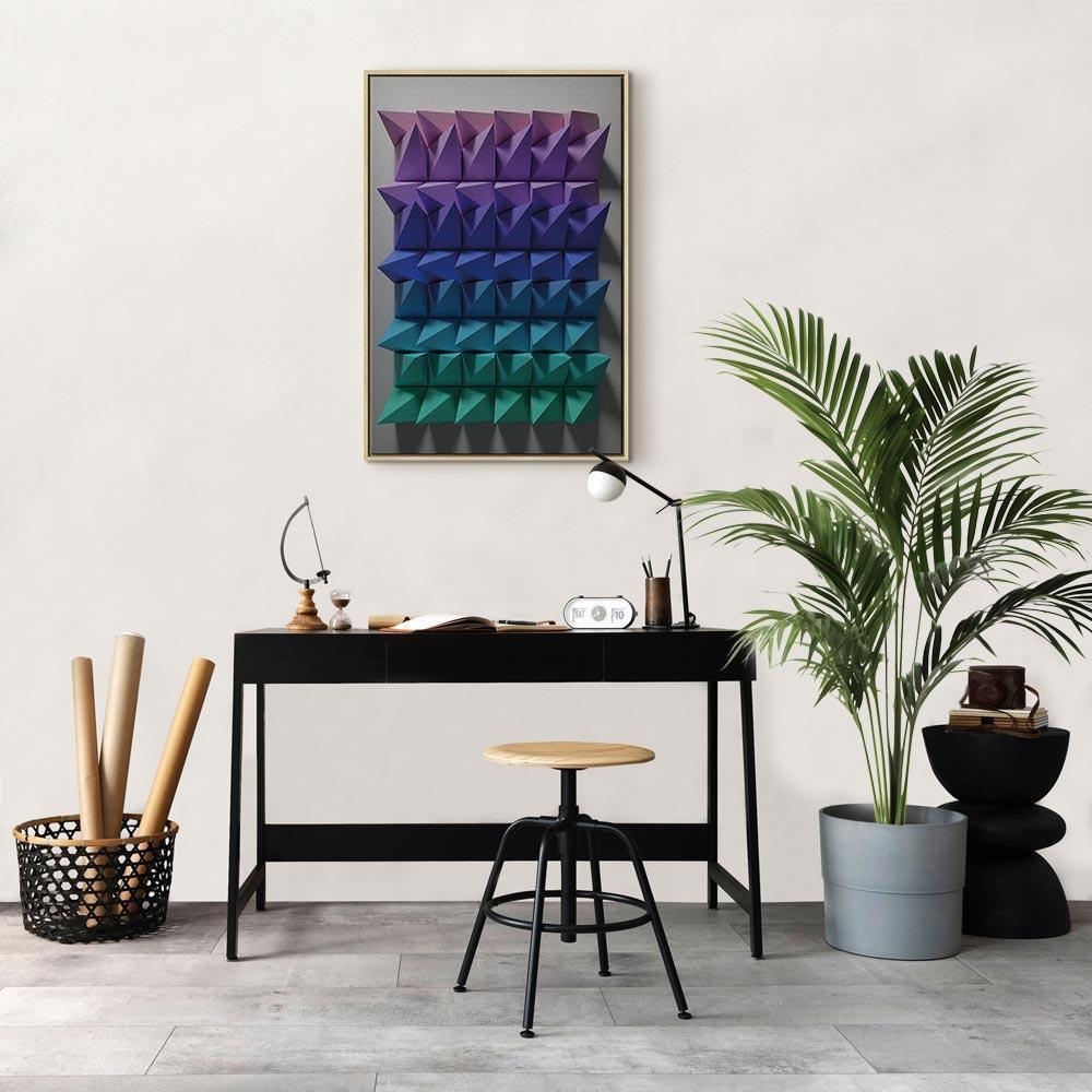 Leinwandbild - Uniform Motion (1 Part) Vertical