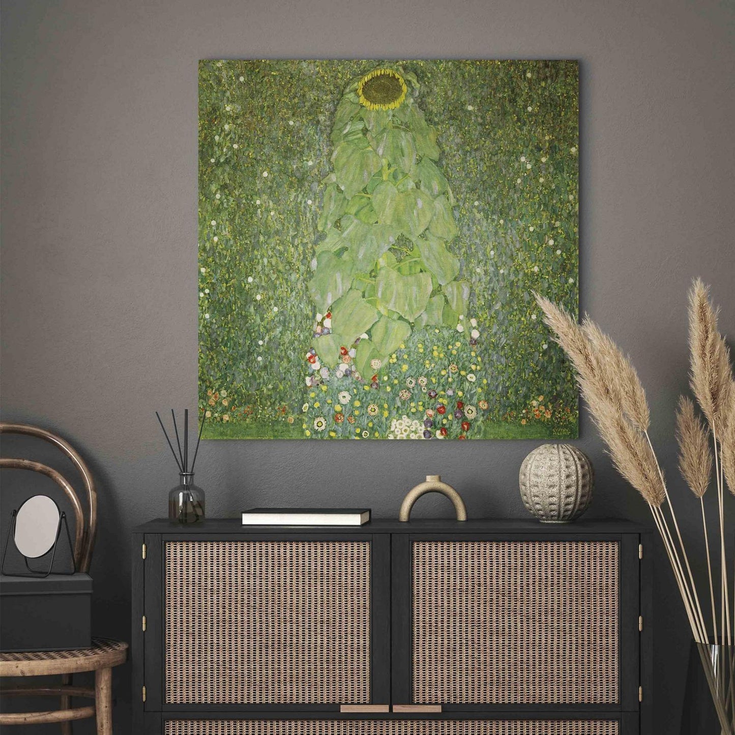 Leinwandbild - The Sunflower (Gustav Klimt) Artgeist