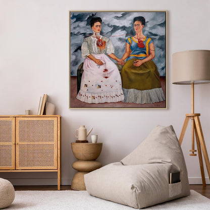 Leinwandbild - Frida Kahlo – The Two Fridas
