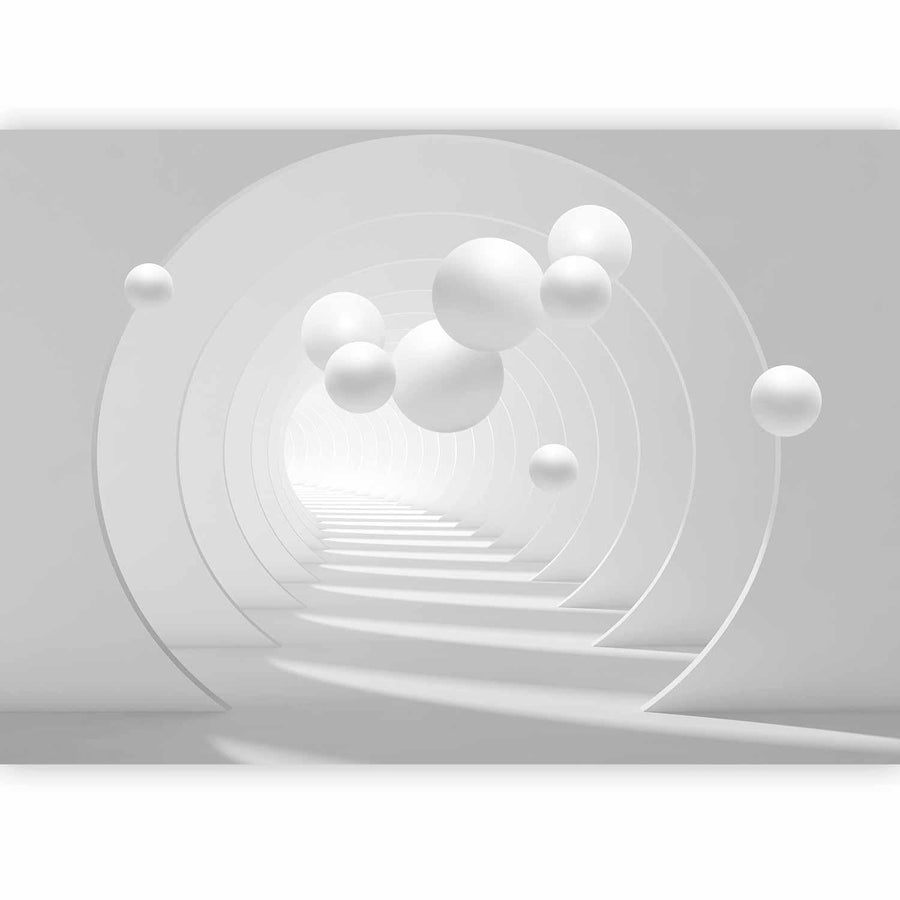 Vliestapete mit optischer Illusion eines Tunnels
