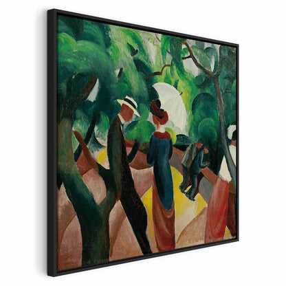 Leinwandbild - August Macke – Promenade