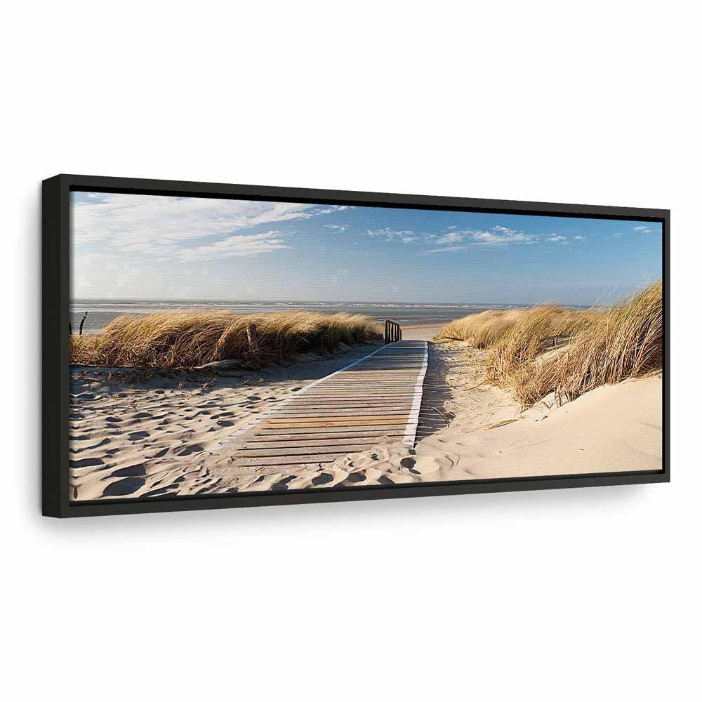 Leinwandbild - Wild Beach