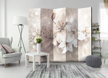 Paravent - Diamond Lilies II Artgeist