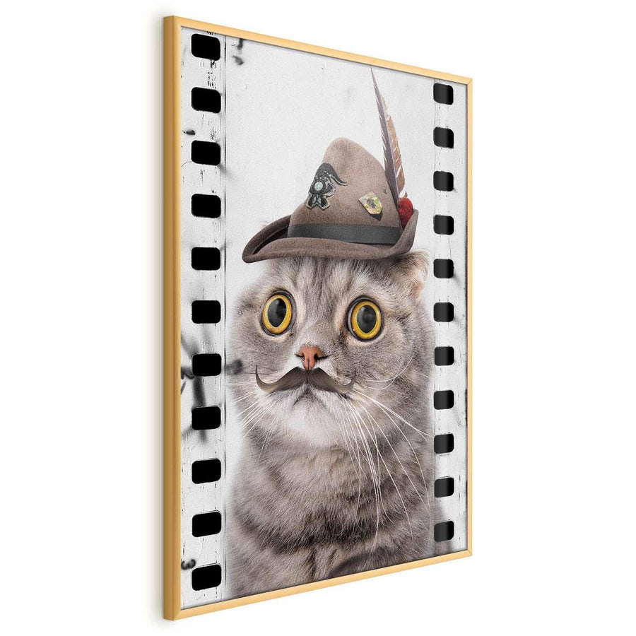 Poster - Cat in a Hat Artgeist