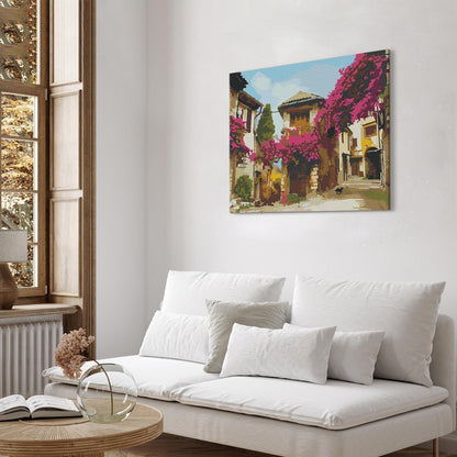 Malen nach Zahlen - Mediterranean Town