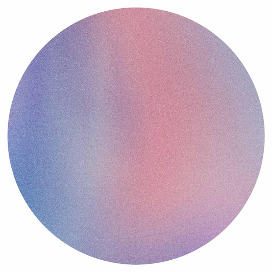 Runde Fototapete - Rainbow gradient - a delicate multicoloured gradient reminiscent of mist