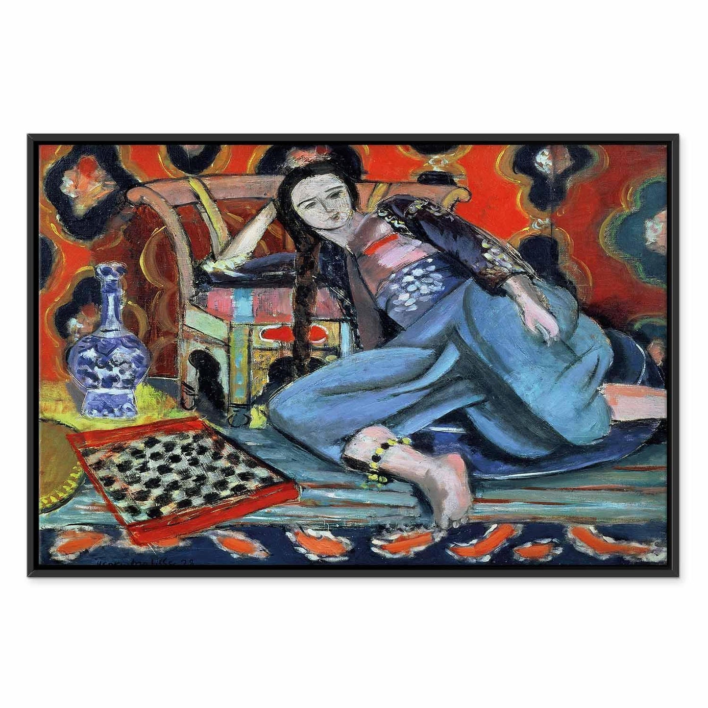 Leinwandbild - Henri Matisse – Odalisque with Turkish Chair