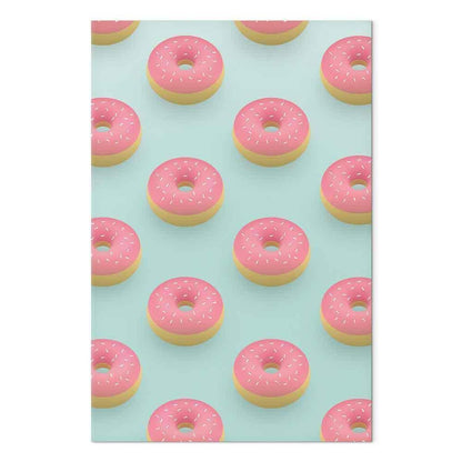 Leinwandbild - Pastel Donuts (1 Part) Vertical