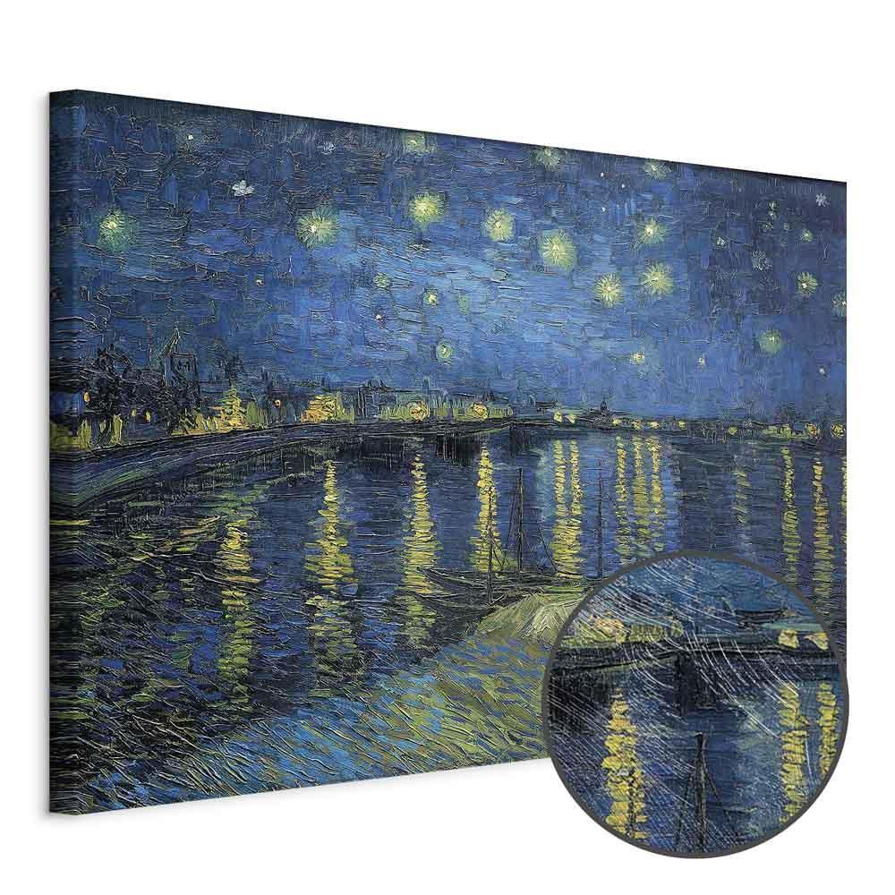 Leinwandbild - Vincent van Gogh – Starry Night Over the Rhône