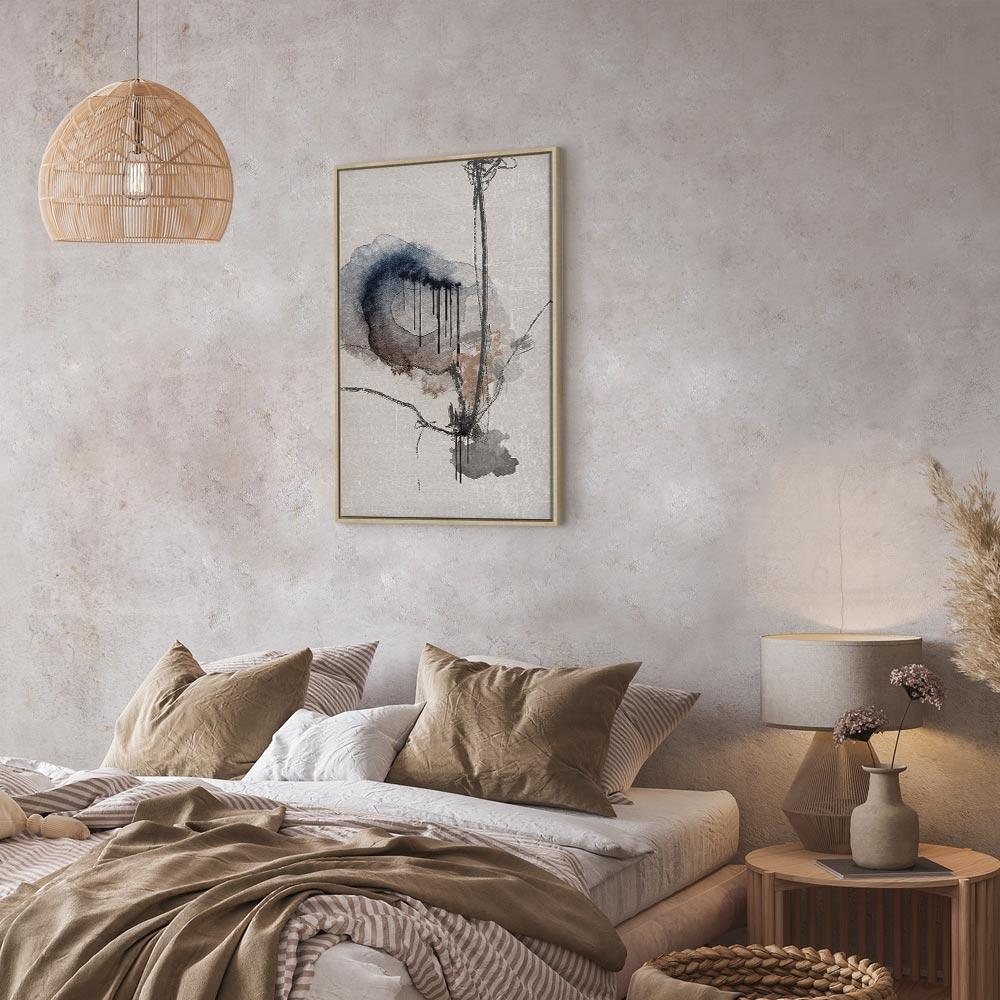 Leinwandbild - Watercolor Stained Glass (1 Part) Vertical