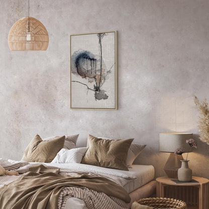 Leinwandbild - Watercolor Stained Glass (1 Part) Vertical