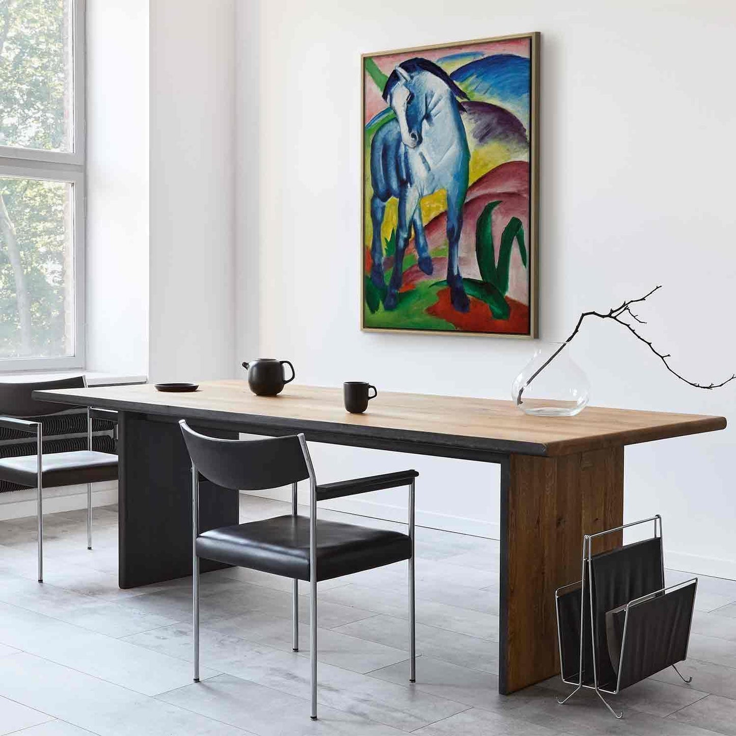 Leinwandbild - Franz Marc – Blue Horse