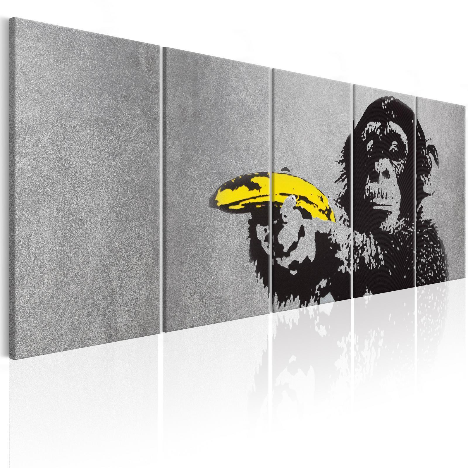 Leinwandbild - Monkey and Banana Artgeist