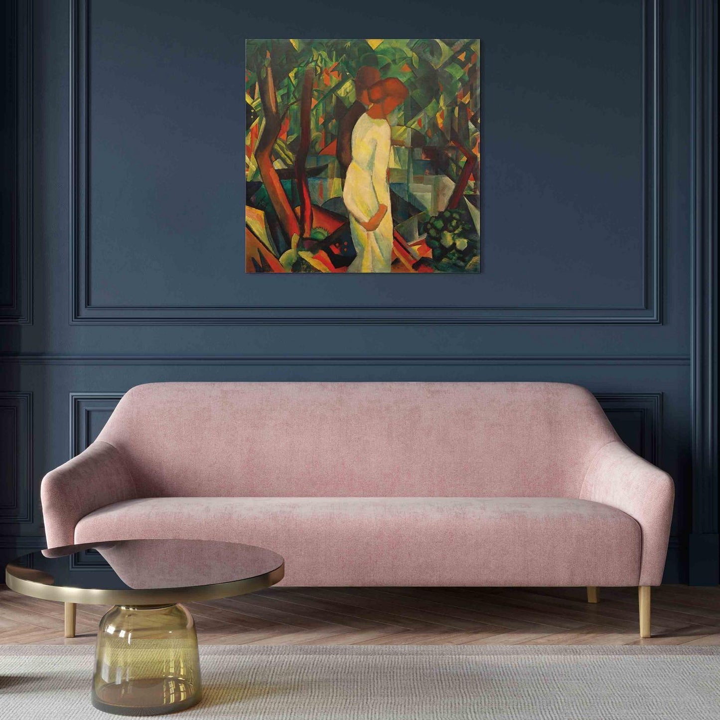 Leinwandbild - Paar im Wald (August Macke) Artgeist
