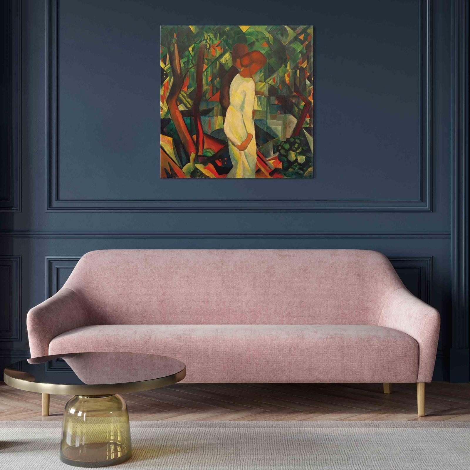 Leinwandbild - Paar im Wald (August Macke) Artgeist