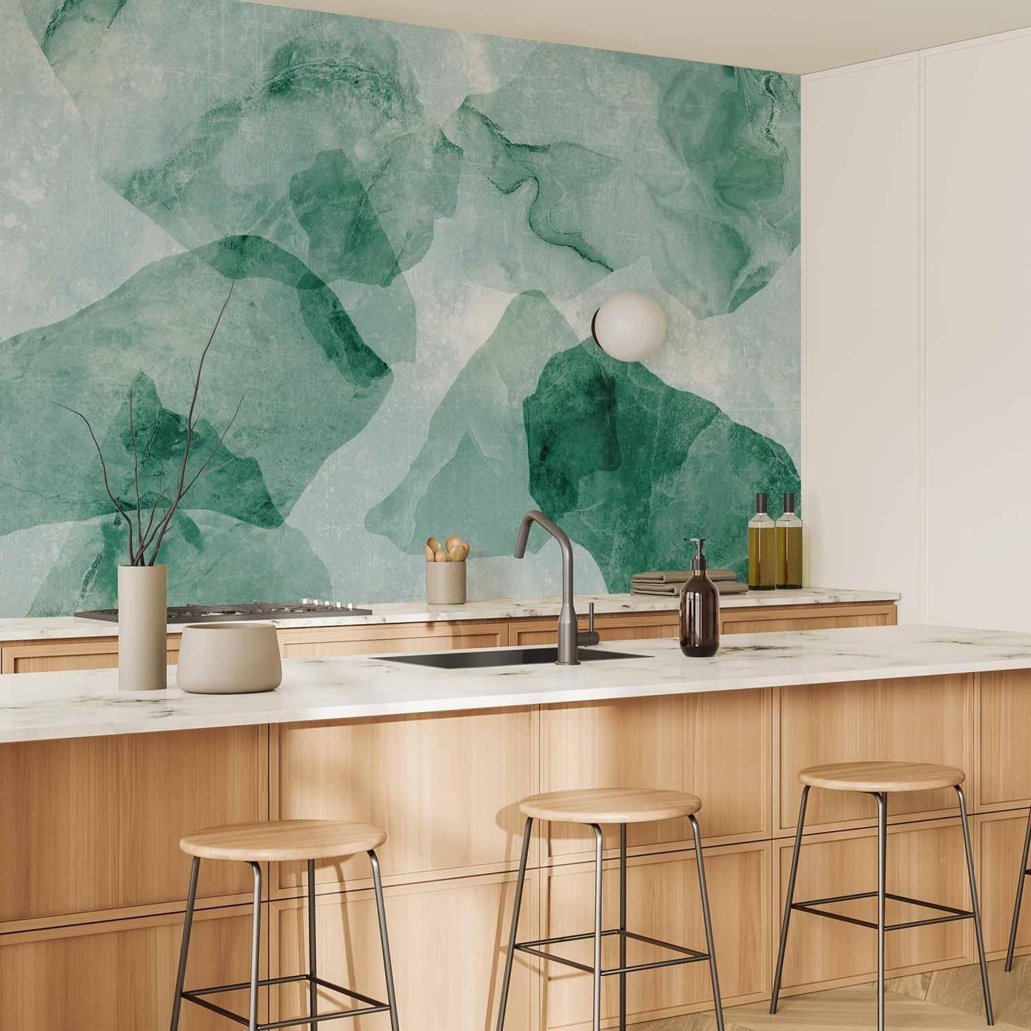 Fototapete - Spring Terrazzo - Third Variant