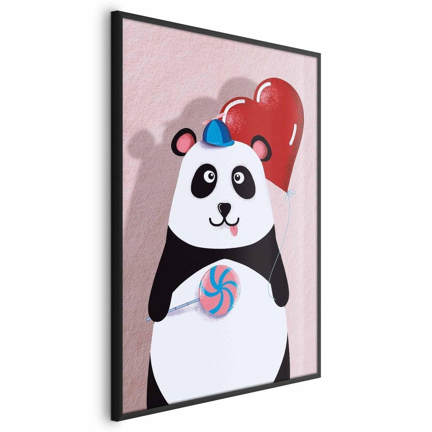 Poster - Panda with a Balloon Artgeist