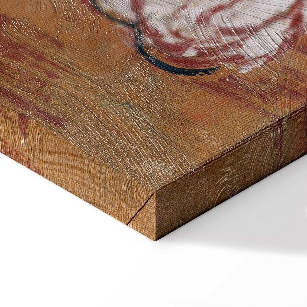 Leinwandbild - Vincent Van Gogh – Stilllife with Japanese vase, roses and anemones