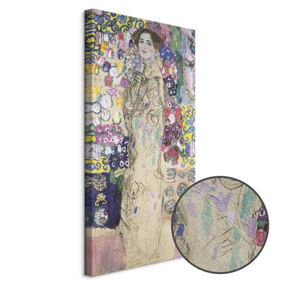 Leinwandbild - Gustav Klimt – Portrait of Maria Munk