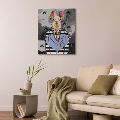 Malen nach Zahlen - Crazy Alpaca