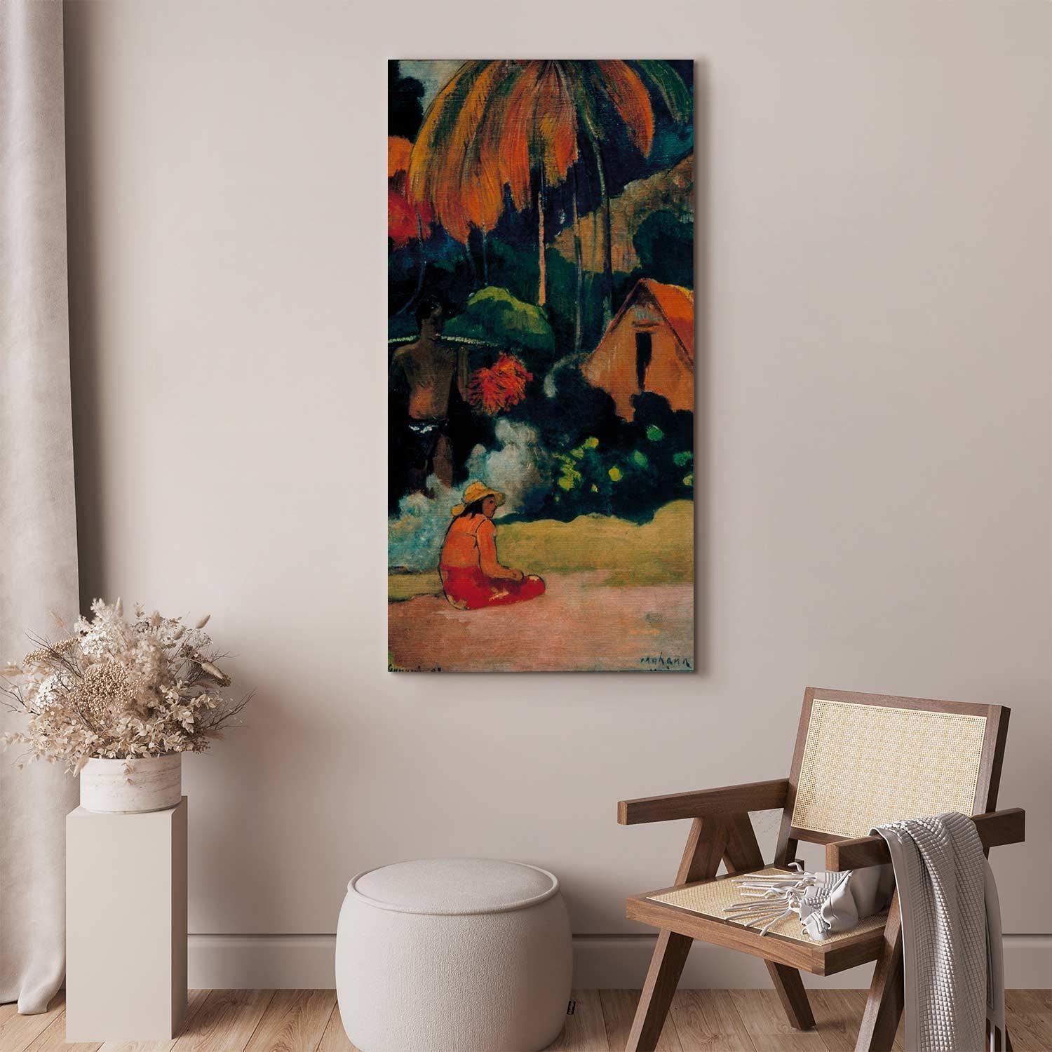 Leinwandbild - Mahana maa II (Paul Gauguin) Artgeist