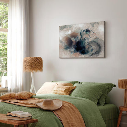 Leinwandbild - Thoughtful in Blue