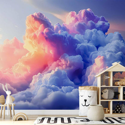 Fototapete - Clouds Like Painted: Artistic Brushes of Dawn Painting the Sky Artgeist