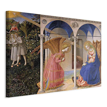 Leinwandbild - Fra Angelico – The Annunciation